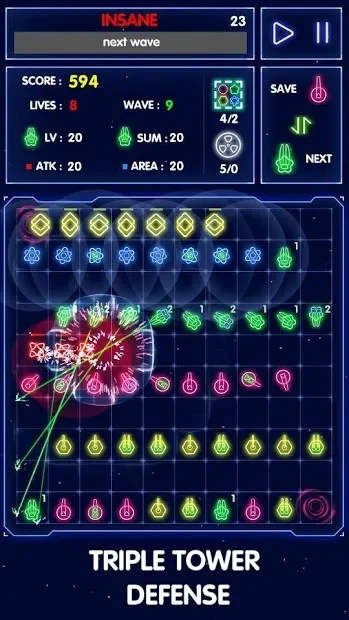 Triple Tower Defense screenshot