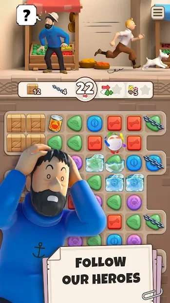 Tintin Match screenshot