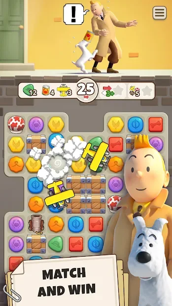 Tintin Match screenshot