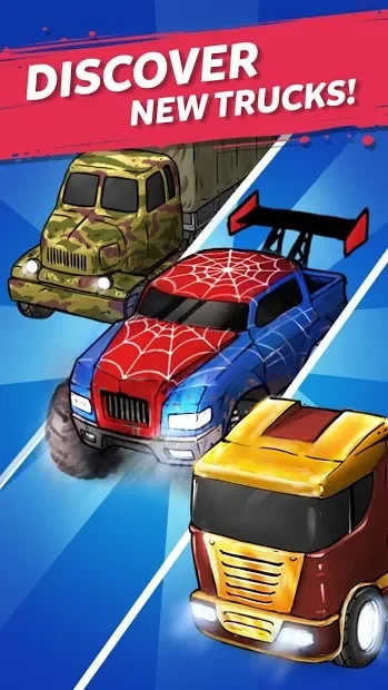 Merge Truck: Monster Truck Evolution Merger game screenshot