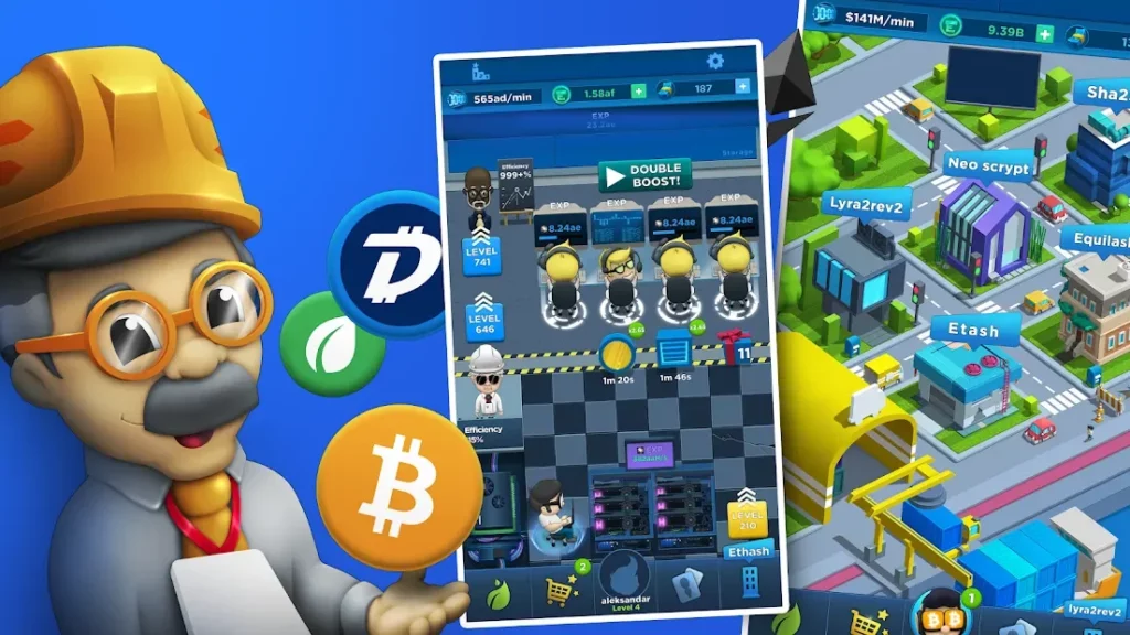Crypto Idle Miner - Bitcoin Tycoon screenshot