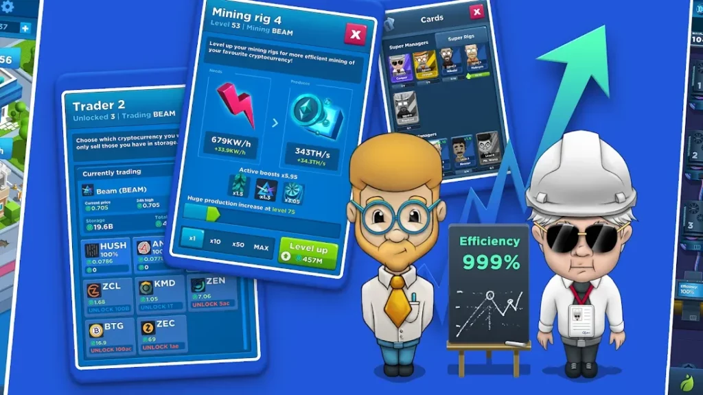 Crypto Idle Miner - Bitcoin Tycoon screenshot