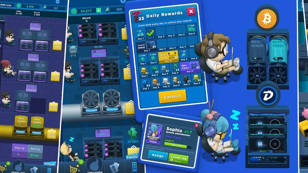 Crypto Idle Miner - Bitcoin Tycoon screenshot