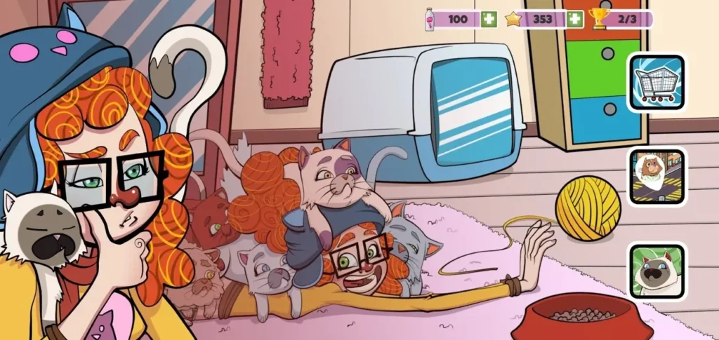 Crazy Cat Lady - Free Game screenshot
