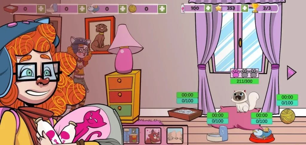 Crazy Cat Lady - Free Game screenshot