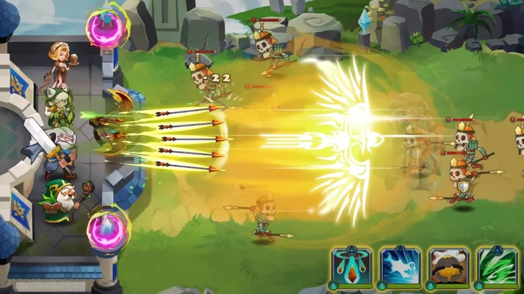 Castle Defender Premium: Hero Idle Defense TD screenshot