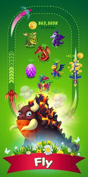 Dragons Evolution - Best Merge Idler screenshot