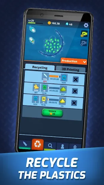 IDLE Ocean Cleaner - Plastic Recycle screenshot