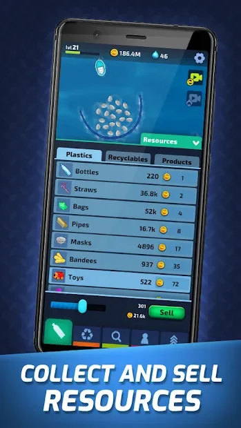 IDLE Ocean Cleaner - Plastic Recycle screenshot