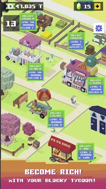Blocky Zoo Tycoon - Idle Clicker Game! screenshot