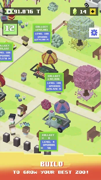 Blocky Zoo Tycoon - Idle Clicker Game! screenshot