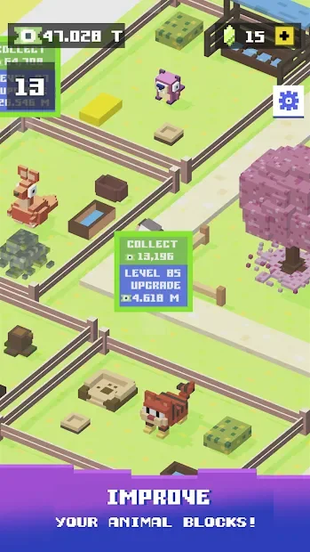 Blocky Zoo Tycoon - Idle Clicker Game! screenshot