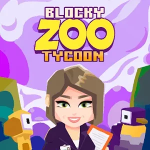 Blocky Zoo Tycoon - Idle Clicker Game! icon