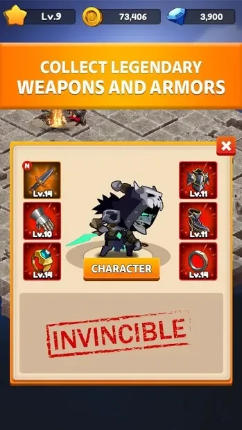 Rogue Idle RPG: Epic Dungeon Battle screenshot