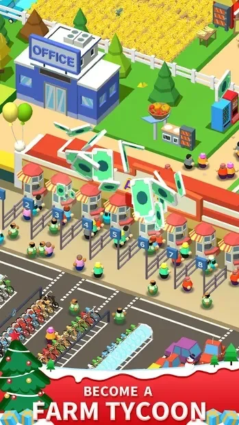 Idle Leisure Farm - Cash Clicker screenshot