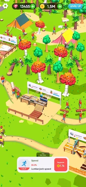 Idle Lumber Mill screenshot