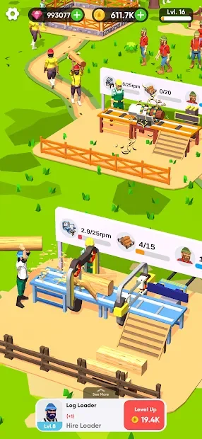 Idle Lumber Mill screenshot