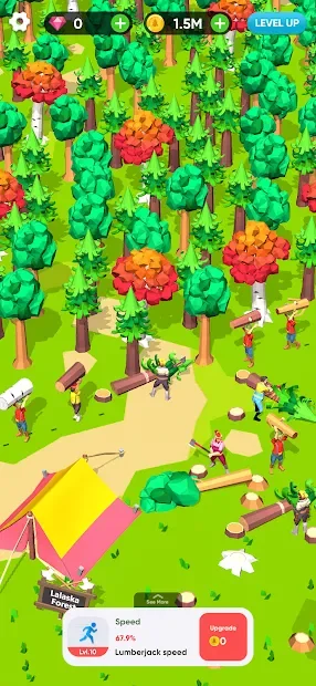 Idle Lumber Mill screenshot