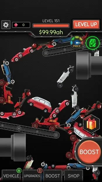 Idle Car Crusher screenshot