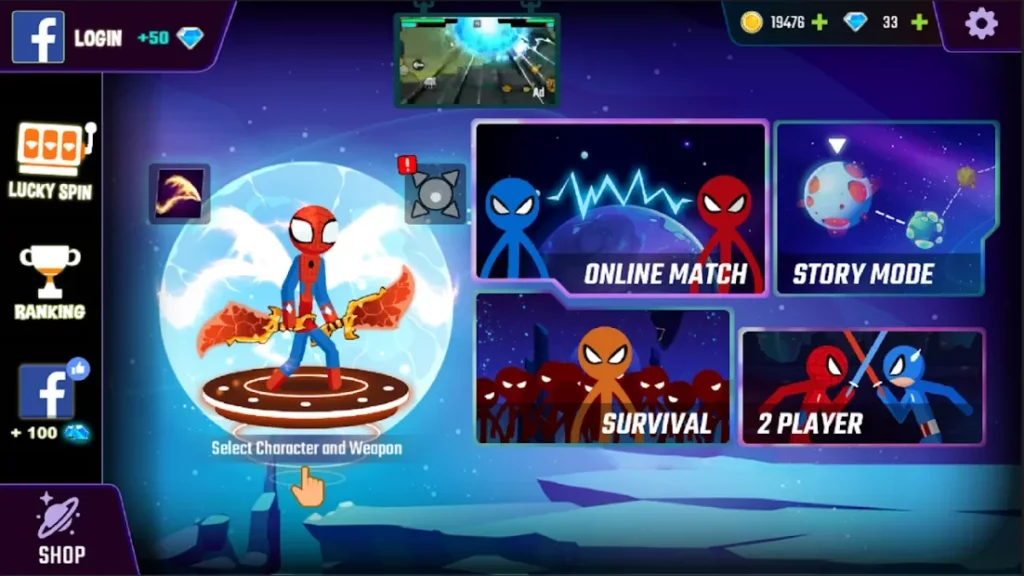 Spider Stickman Fight 2 - Supreme Stickman Warrior screenshot