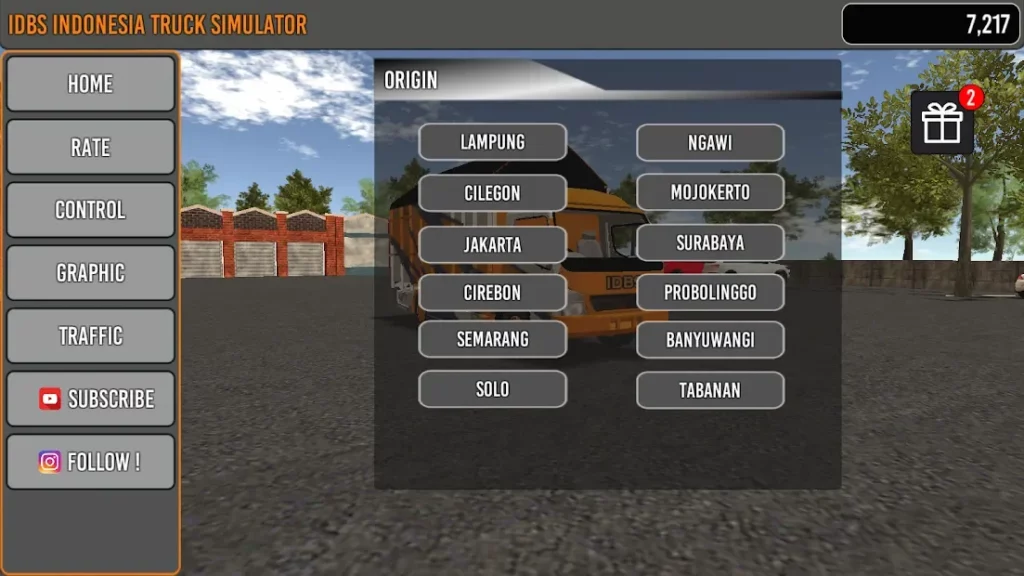 IDBS Indonesia Truck Simulator screenshot