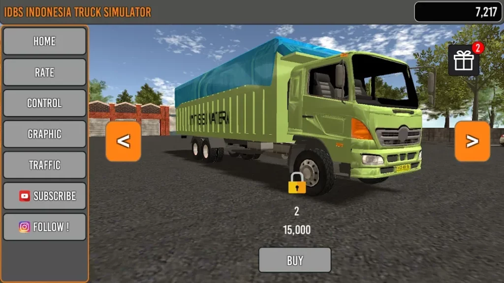 IDBS Indonesia Truck Simulator screenshot