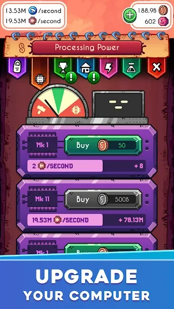 Workidle Tycoon: Idle Clicker Game screenshot