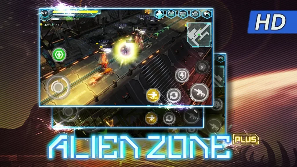 Alien Zone Plus HD screenshot