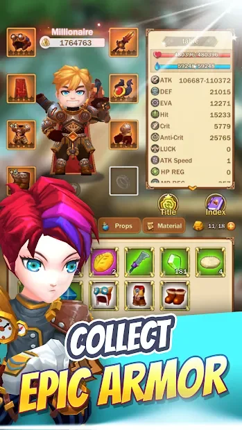 Mythical Knights: Endless Dungeon Crawler RPG screenshot