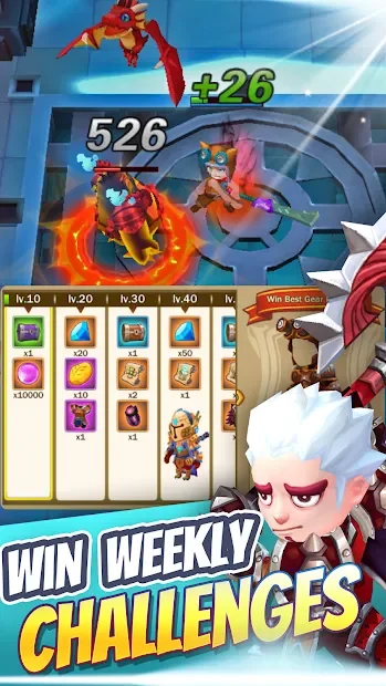 Mythical Knights: Endless Dungeon Crawler RPG screenshot