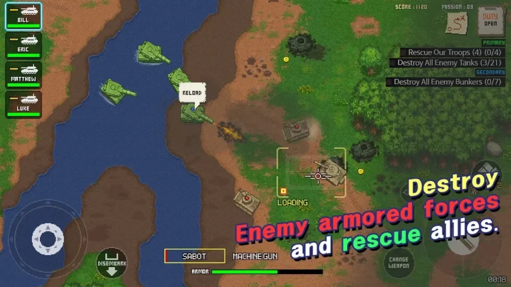 Team SIX - Armored Troops screenshot