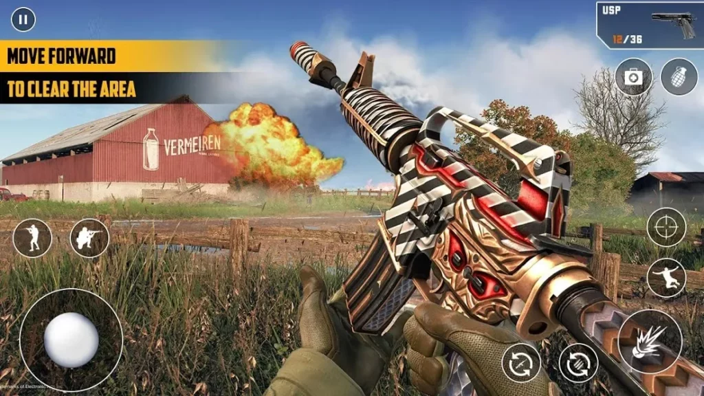 Антитеррористическая стрелялка FPS: Gun Strike War screenshot