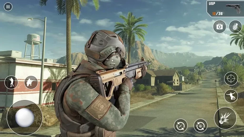 Антитеррористическая стрелялка FPS: Gun Strike War screenshot