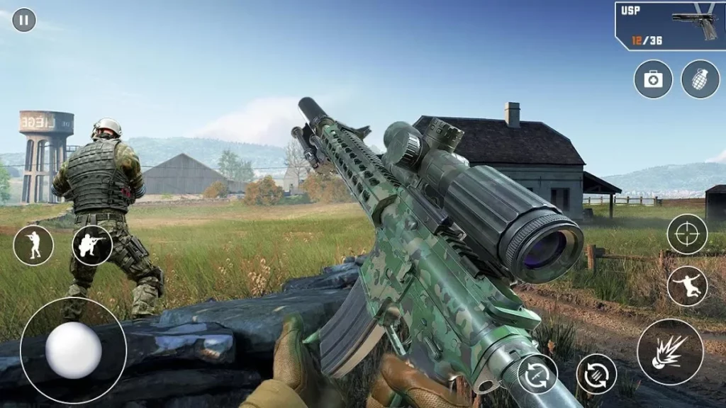 Антитеррористическая стрелялка FPS: Gun Strike War screenshot