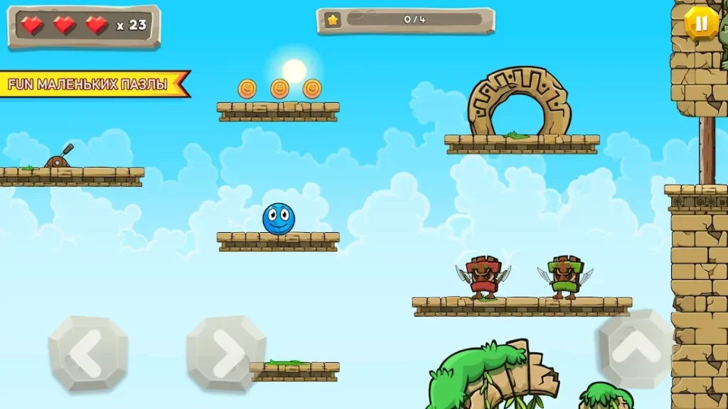 Blue Ball 11: Bounce Ball Adventure screenshot