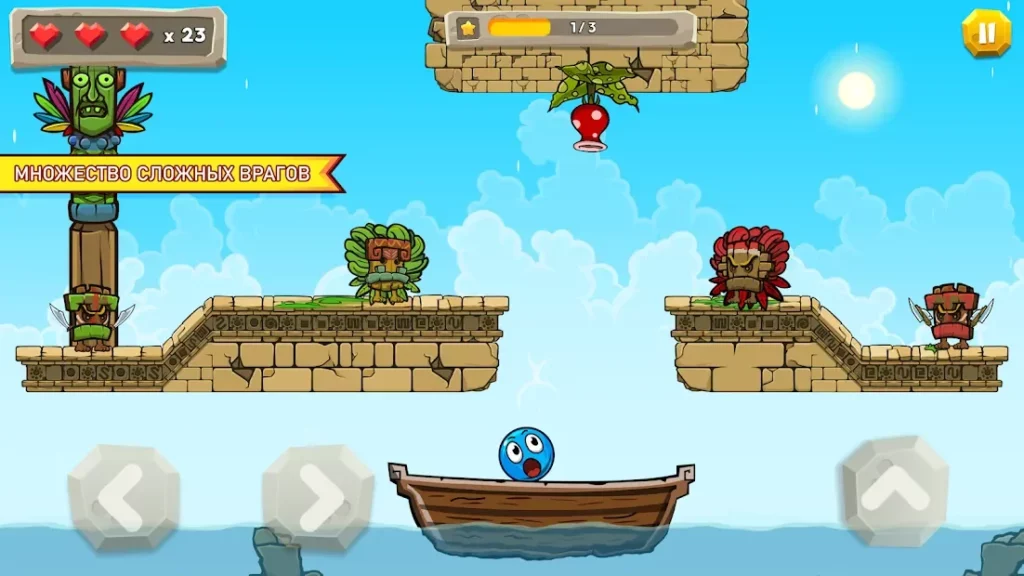 Blue Ball 11: Bounce Ball Adventure screenshot