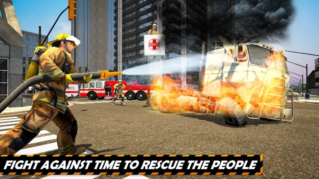 FireFighter Emergency Rescue Game-Ambulance Rescue screenshot