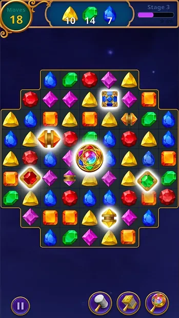Jewels Magic: Mystery Match3 screenshot