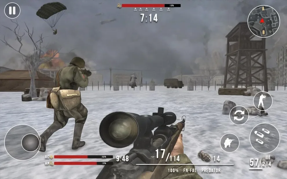зимние герои Второй мировой войны - Стрелялки screenshot