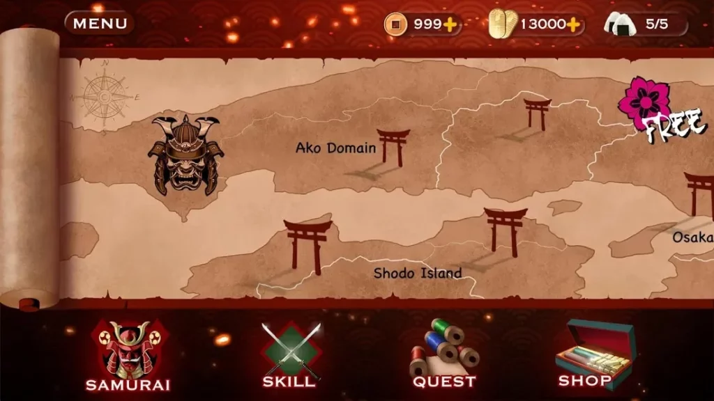 Samurai 3: RPG Action Combat - Warrior Crush screenshot