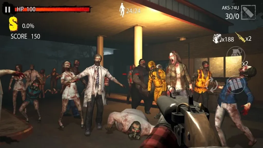 Zombie Hunter D-Day screenshot