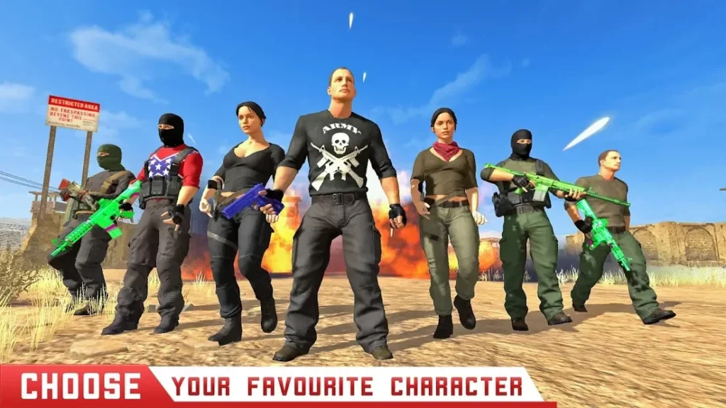 Fps Gun Shooting Strike - Counter Terrorist Game screenshot