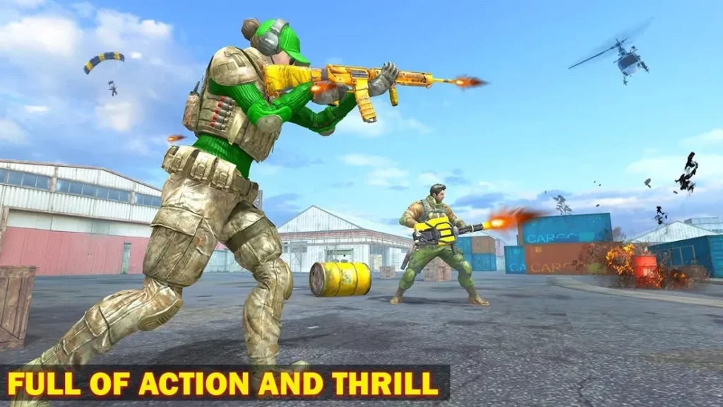 Игры стрелялки 3D: Cover Fire Real Commando screenshot