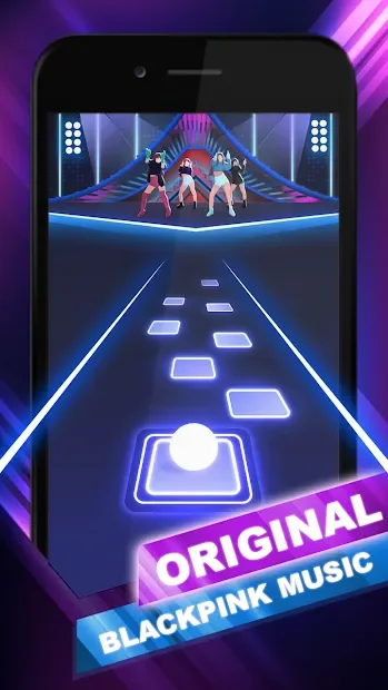 BLACKPINK Hop: KPOP Rush Dancing Tiles Game 2019! screenshot