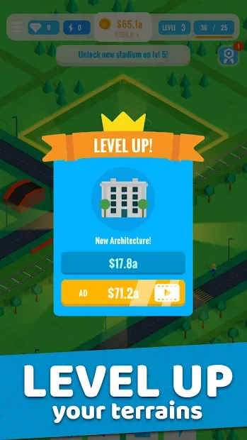 Idle Stadium Builder screenshot
