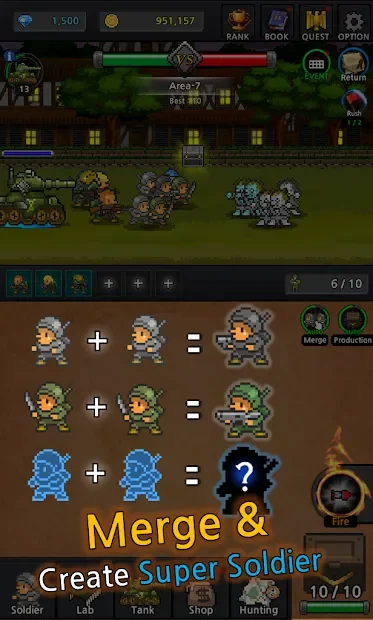 Воспитание солдата - нестабильная композитная игра screenshot
