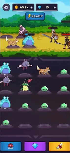 Monsters VS Hunters: Merge Idle RPG Battler screenshot