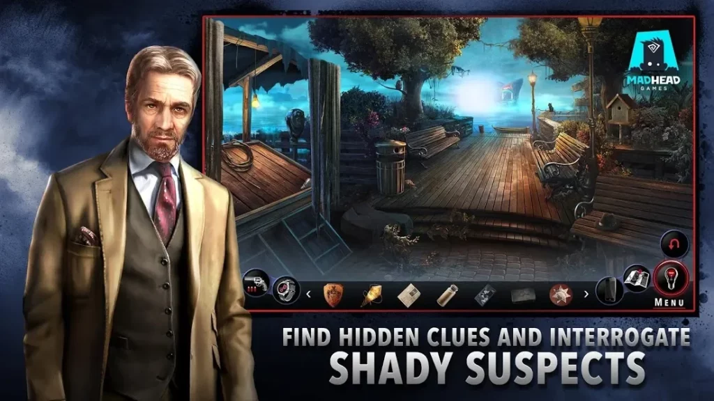 Adam Wolfe: Dark Detective Mystery Game screenshot