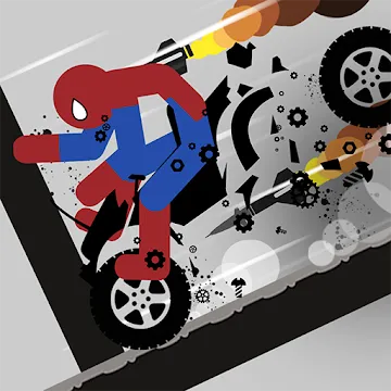 Stickman Hero Fly 1.07 (MOD: много денег)