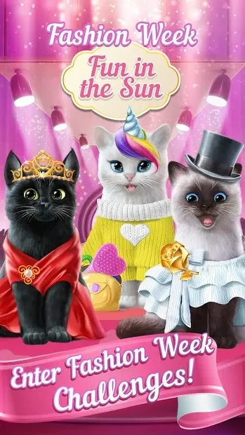 Knittens: Sweet Match 3 Puzzles & Adorable Kittens screenshot